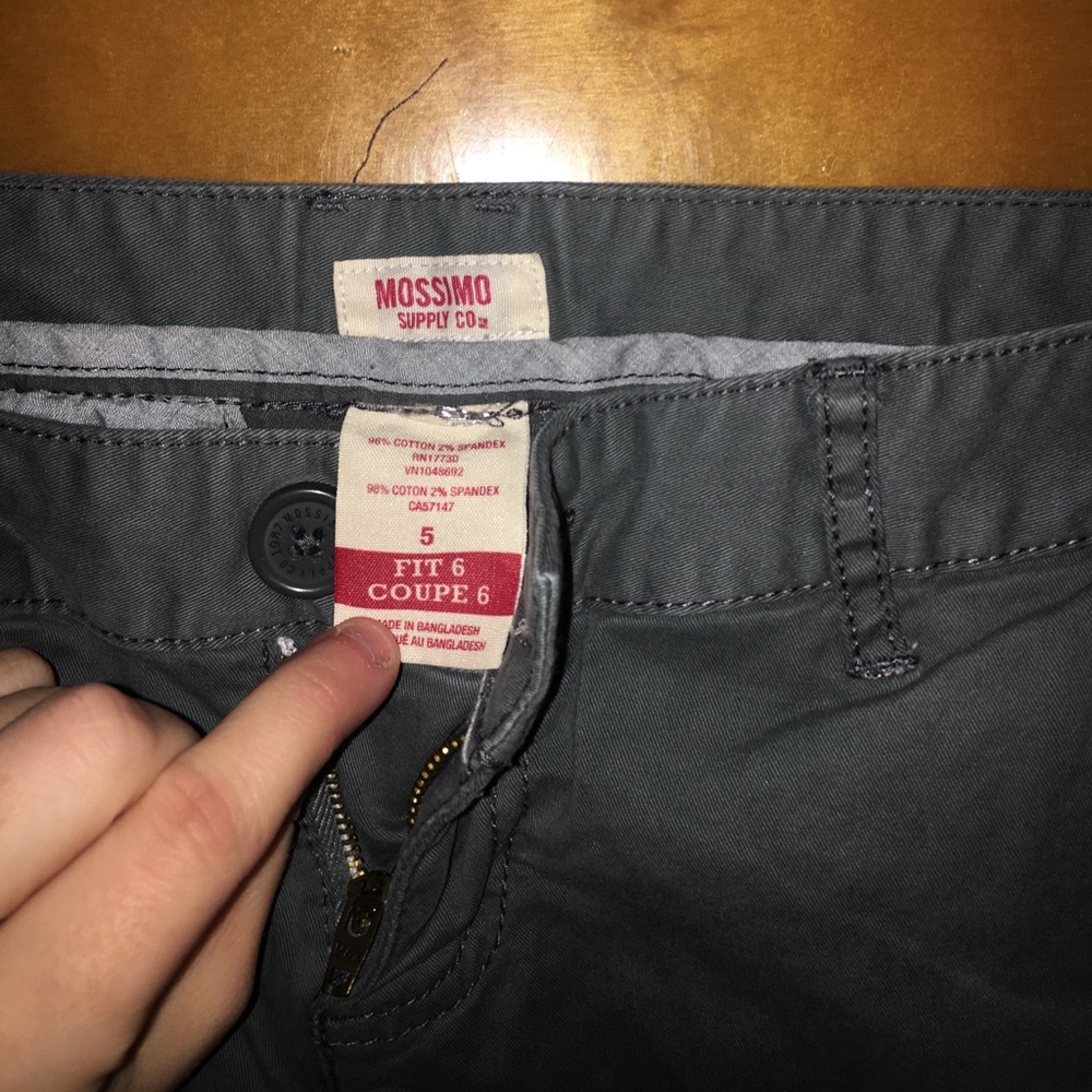 Gray jeans